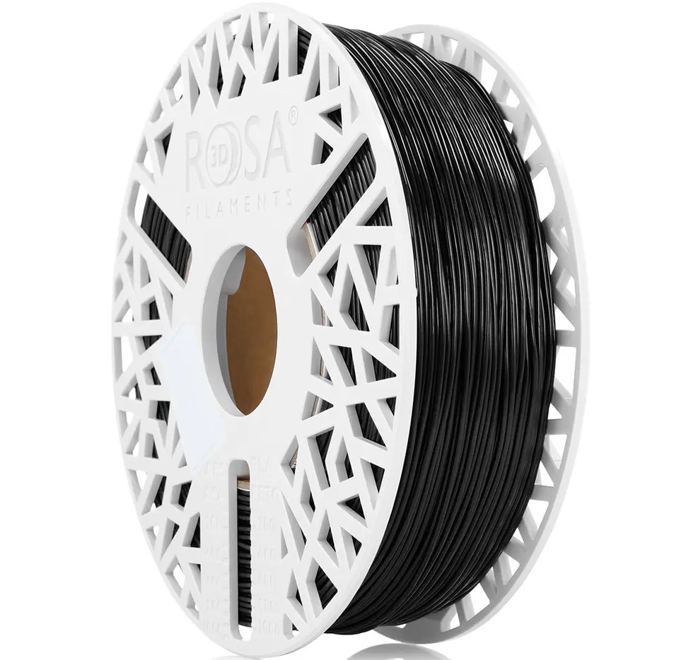 Filament TPU 96A Black 1.75mm 1kg Rosa3D